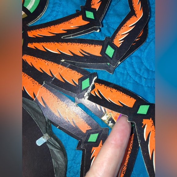 Vintage Beistle Co Halloween Large Honeycomb Spider - Picture 5 of 5